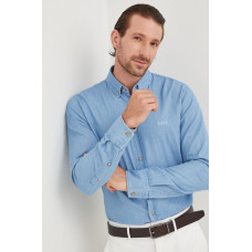Koszula Hugo Boss męska jeansowa.