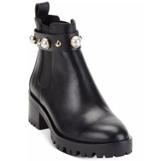 Buty Karl Lagerfeld skórzane botki- 38,5.